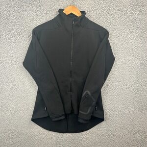 Adidas Climaheat Terrex Jacket Womens Small Black Mock Neck Running